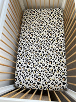 Anchor & Arrow - "Leopard Print" Cot Sheet