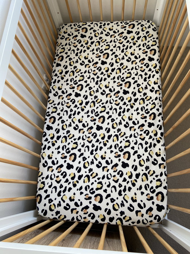 Anchor & Arrow - "Leopard Print" Cot Sheet