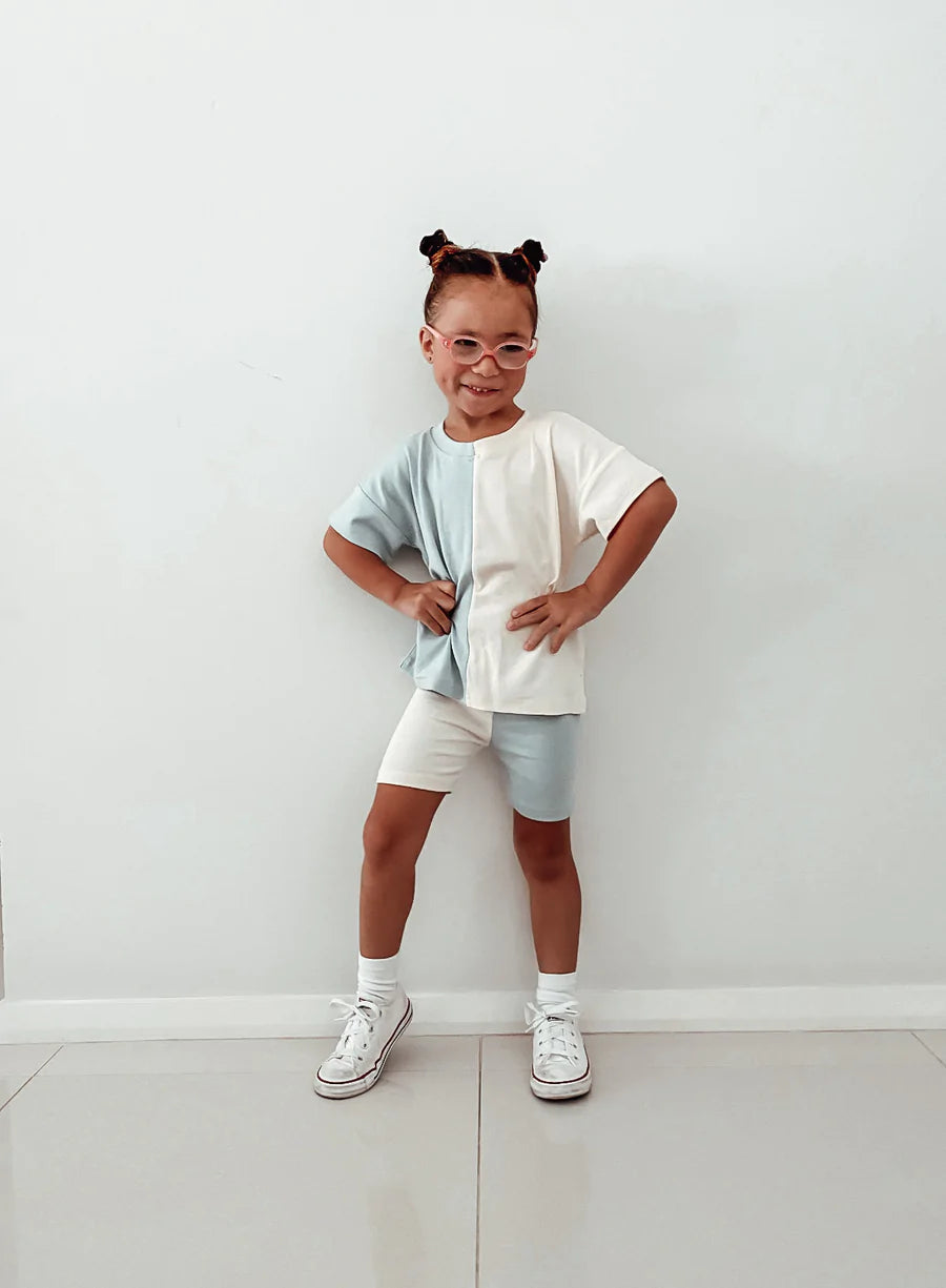 Girls white bike 2024 shorts