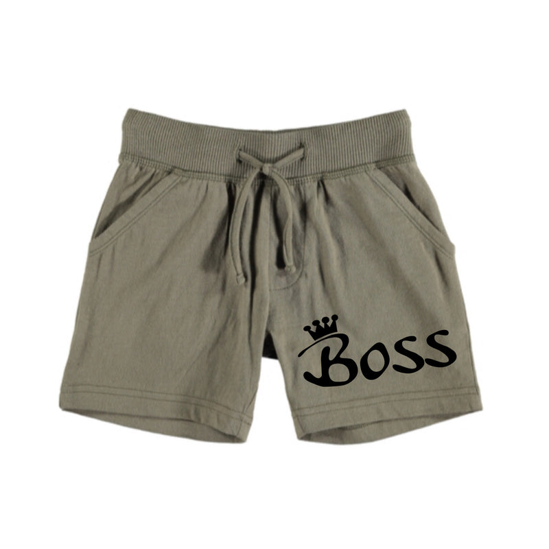 MLW By Design - Boss Shorts Green