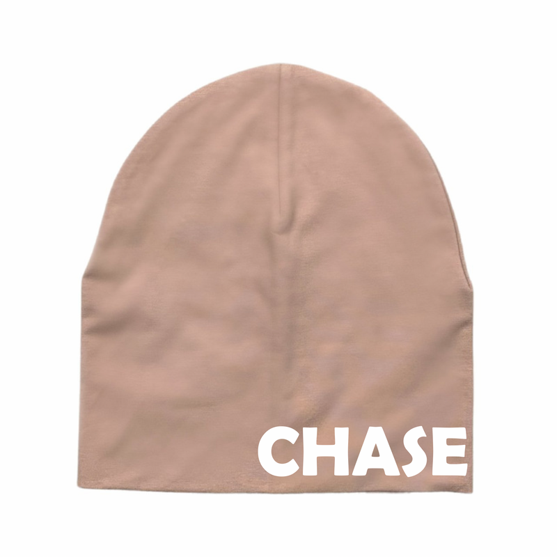 MLW By Design - Personalised Tan Slouch Beanies *LIMITED EDITION*