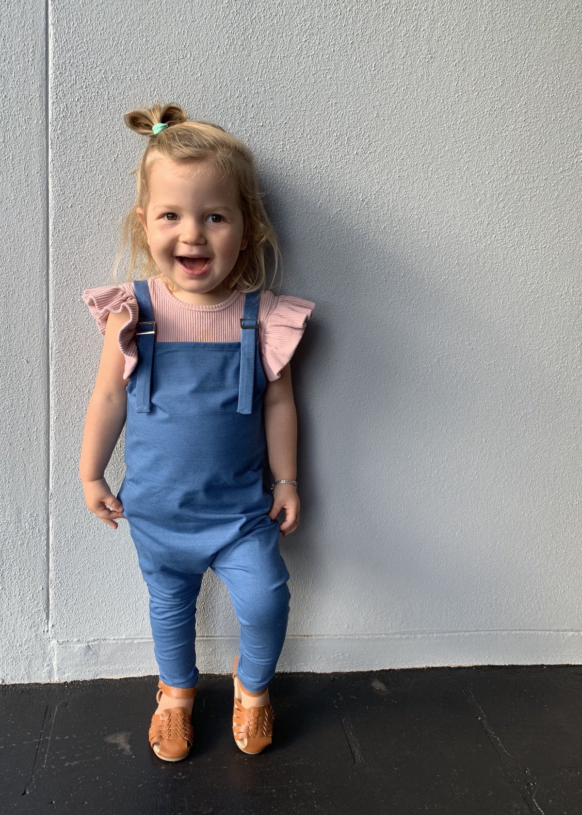 Little Wolfie - Overalls *CLEARANCE*