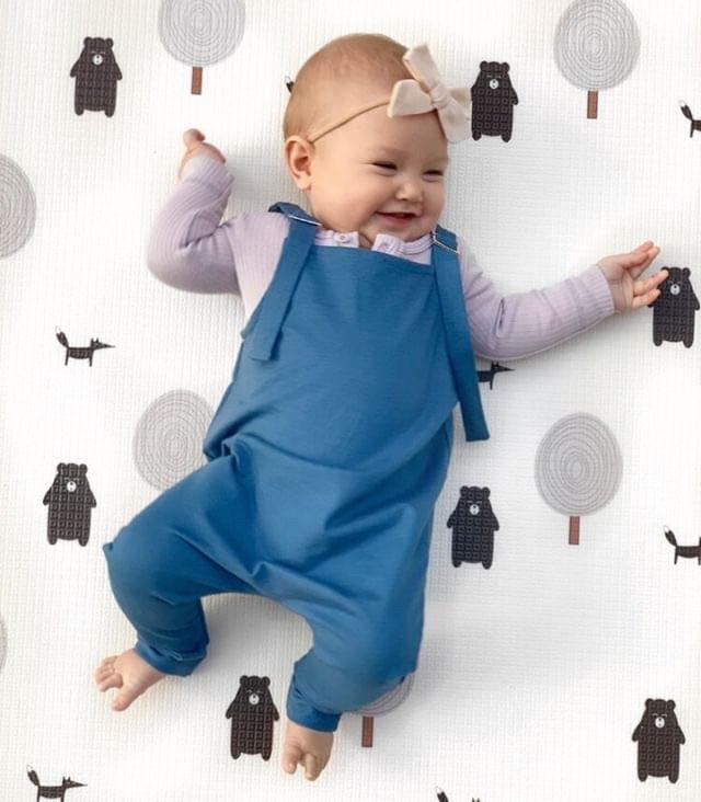 Little Wolfie - Overalls *CLEARANCE*