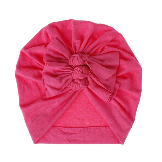 Ruffle Turban | Hot Pink