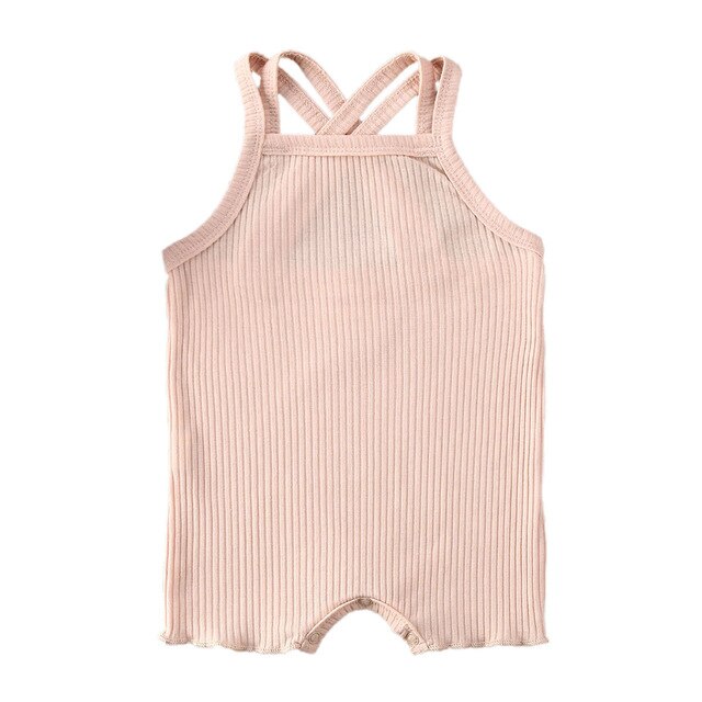 Georgia Cross Back Romper | Bone