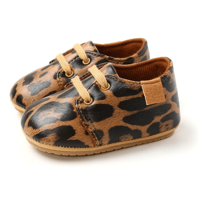 Snug Steps - Leopard Baby Shoes